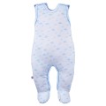 3-pack romper suit blue with balloon pattern