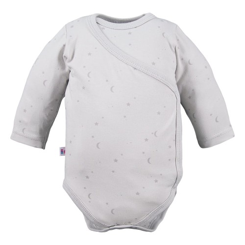 Cardigan bodysuit with star pattern
