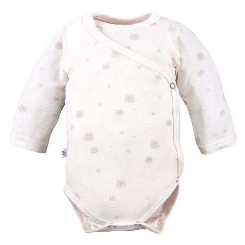 Cardigan bodysuit with teddy bears pattern