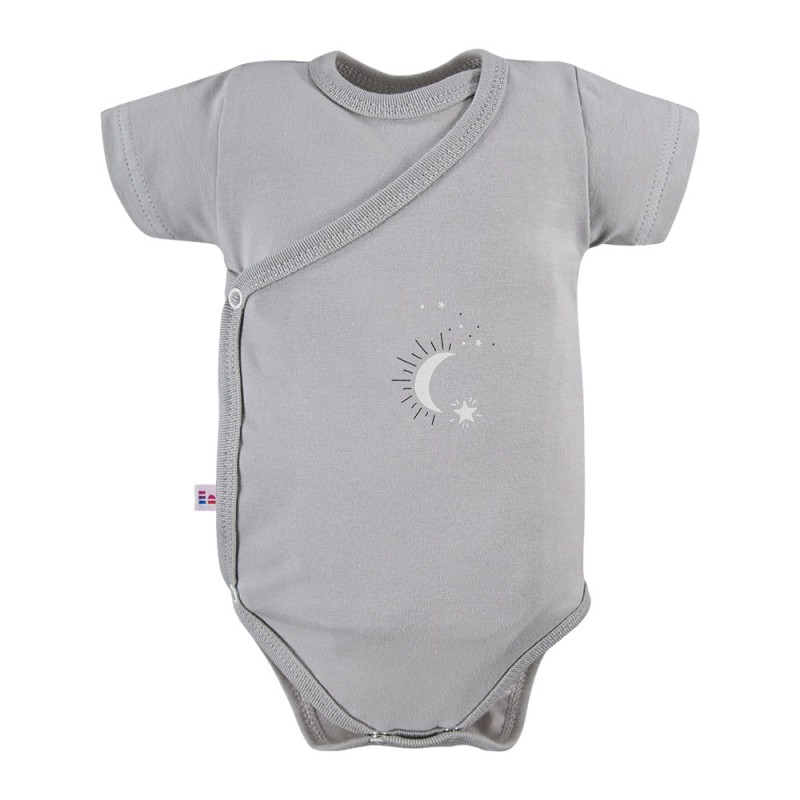 Cardigan bodysuit with star pattern