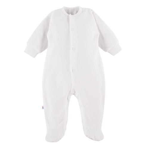 Weißer Baby-Strampler