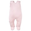 Baby-Schlafstrampler rosa mit Blümchen
