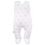 Romper suit blue with balloon pattern