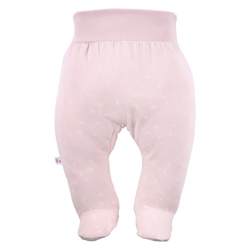 Rosa Baby-Halbstrampler mit Blumenmuster