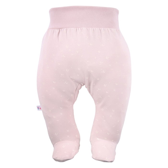 Rosa Baby-Halbstrampler mit Blumenmuster