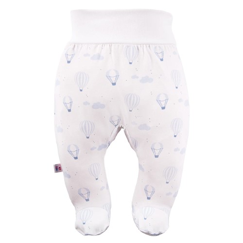  Joggers with feet with balloon pattern white