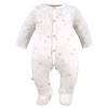 Baby-Strampler in Ecru mit Bärenmotiv