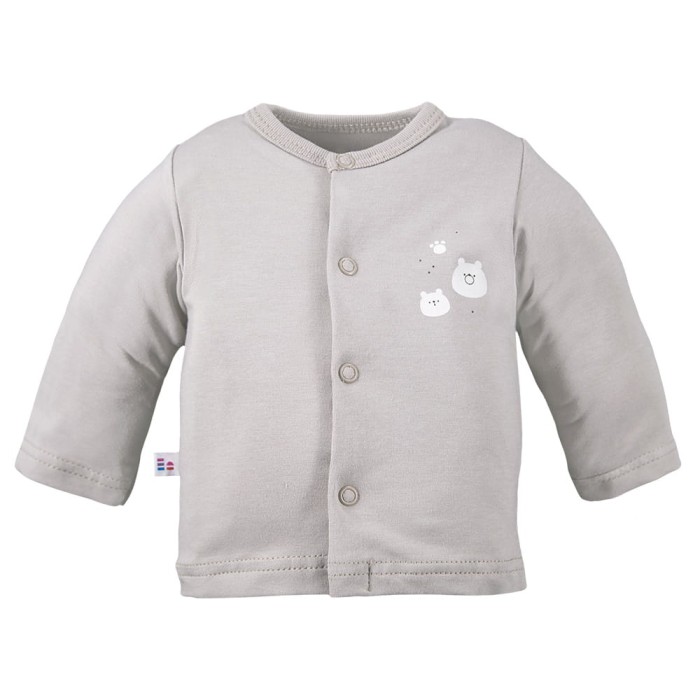 Kinder-Jäckchen mit Bärenmotiv, beige