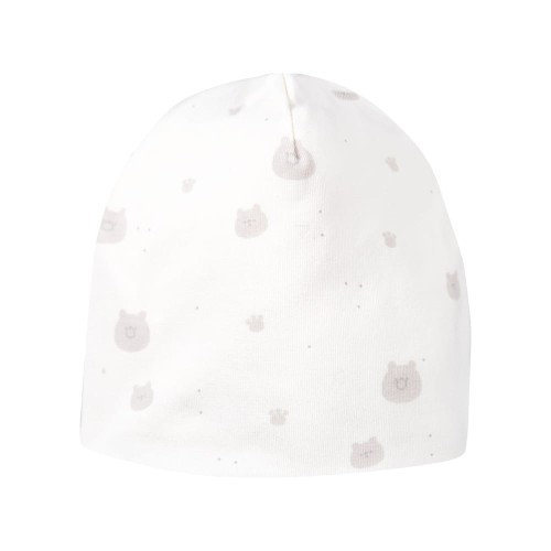 Baby hat with teddy bears pattern