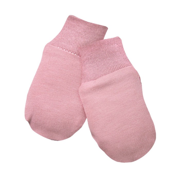Babyhandschuhe rosa 3er-Pack mit Blumenmotiv