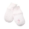 Babyhandschuhe rosa 3er-Pack mit Blumenmotiv