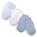 Babyhandschuhe blau 3er-Pack  mit Ballonmotiv