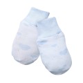 Baby gloves 3-pack blue with balloon pattern