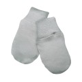 Baby gloves 3-pack gray with star pattern