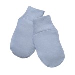 Blaue Babyhandschuhe