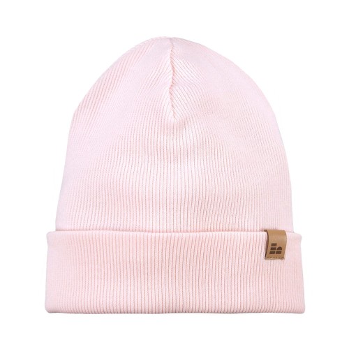 Gestreifte Kinder Mütze in Hellrosa