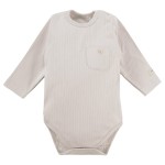 Babybody mit Tasche, beige