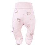 Rosa Baby-Halbstrampler mit Entchen