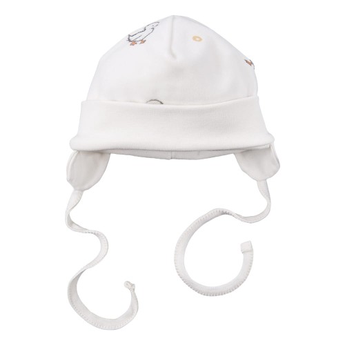 Baby hat with duck pattern