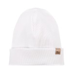 Gestreifte weiße Kinder-Mütze