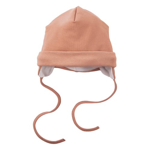 Beigefarbene Kinder-Mütze