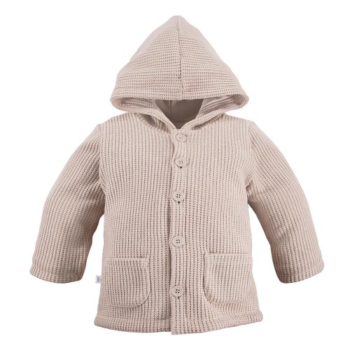 Hooded jumper beige