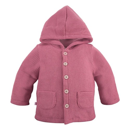Hooded jumper dust pink