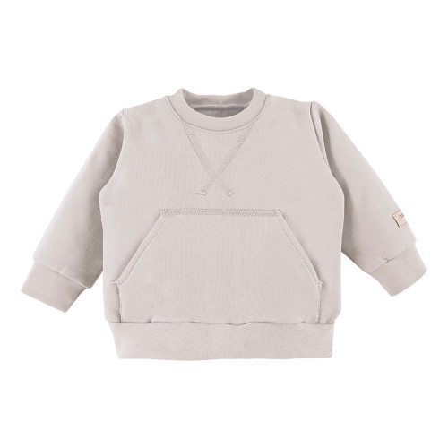 Beigefarbene Kinder-Sweatshirt
