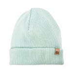Gestreifte Kinder Mütze in Mint