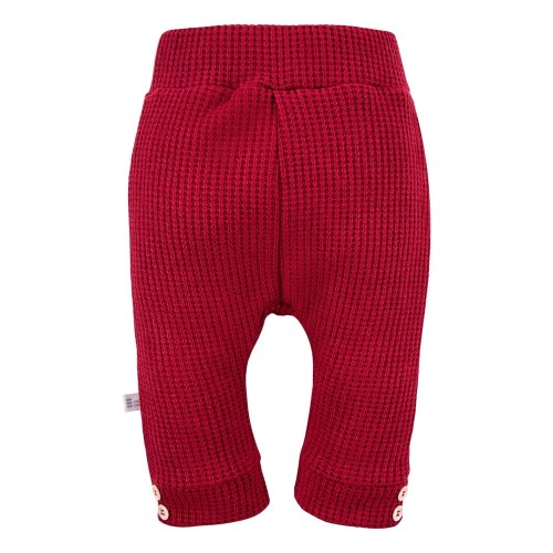 Kinder-Strickhose in Bordeauxrot