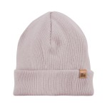 Kinder-Mütze mit Rippenmuster dunkelgrau