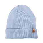 Gestreifte blaue Kinder Mütze