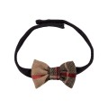 Children’s bow tie in beige check