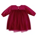 Tulle dress maroon