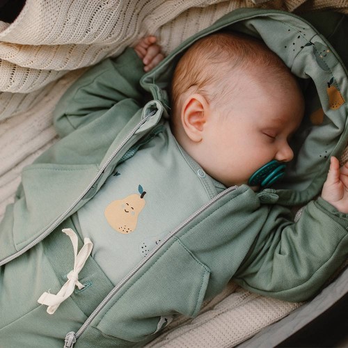 Grüne Kinder-Kapuzenjacke