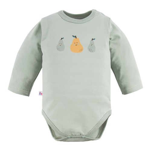 Grüner Body für Kinder mit Birnen