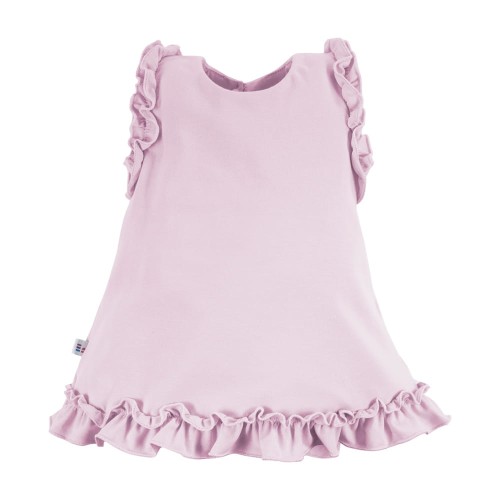Dress with frills violet