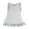 Dress with frills mint
