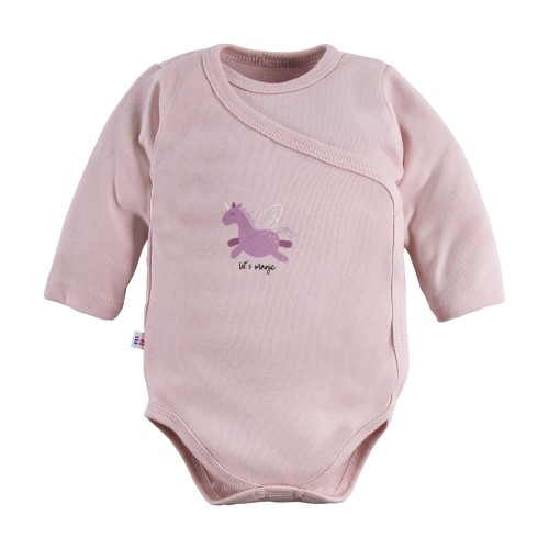 Wickelbody, Einhorn, rosa