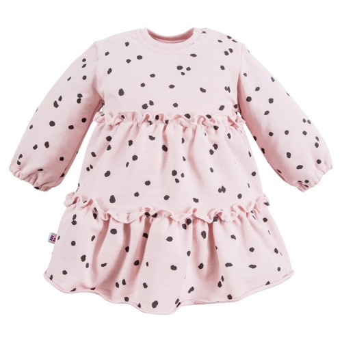 Rosa Kinderkleid mit Flecken