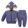 Kinder Baumwoll Trainingsanzug marineblau