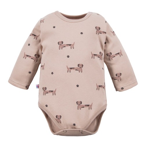 Bodysuits with dogs beige