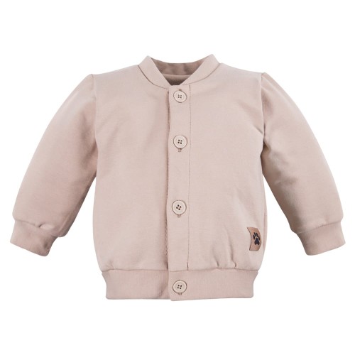 Kinder-Sweatshirt, einfarbig, beige