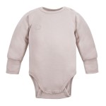 Body aus Merinowolle, der mit dem Kind mitwächst, beige