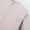 Strampler aus Merinowolle, der mit dem Kind mitwächst, beige