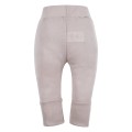 Beigefarbene Leggings aus Merinowolle, die mit dem Kind mitwachsen