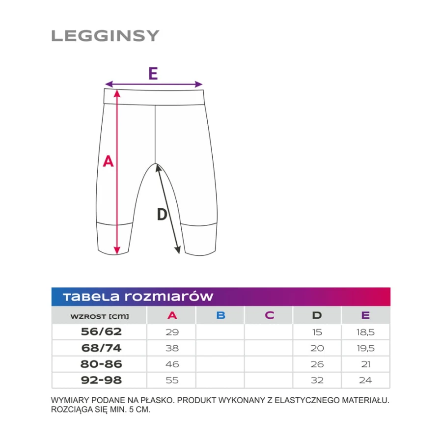 Beigefarbene Leggings aus Merinowolle, die mit dem Kind mitwachsen