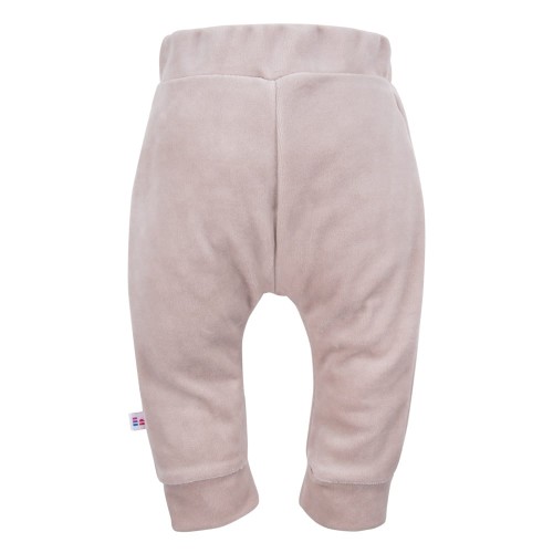 Beige velur pants