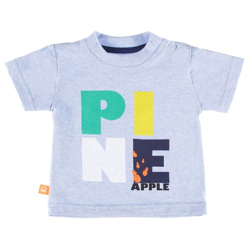 T-Shirt SUN blau/melange