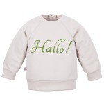 Sweatshirt Hallo ecru
